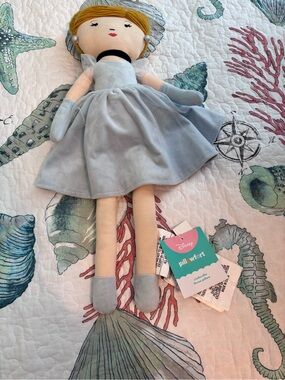 Disney Cinderella Plush Doll in Light Blue and Blonde